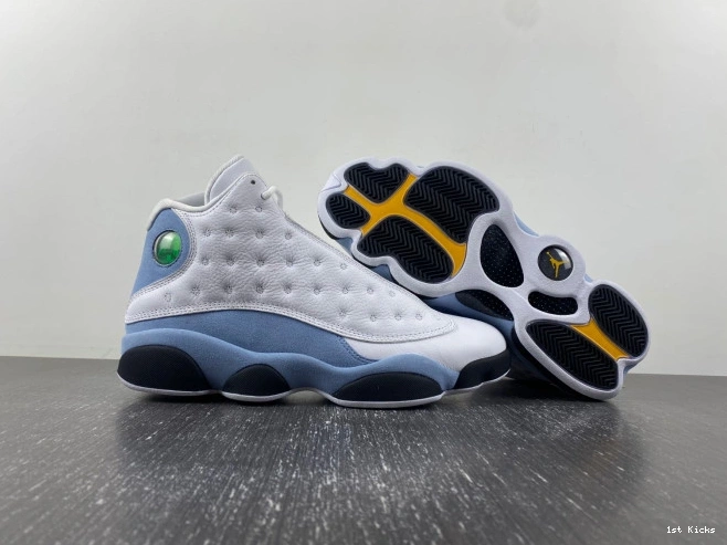1st Kicks Shoes Grey 414571-170 Air Blue Jordan 13 0712